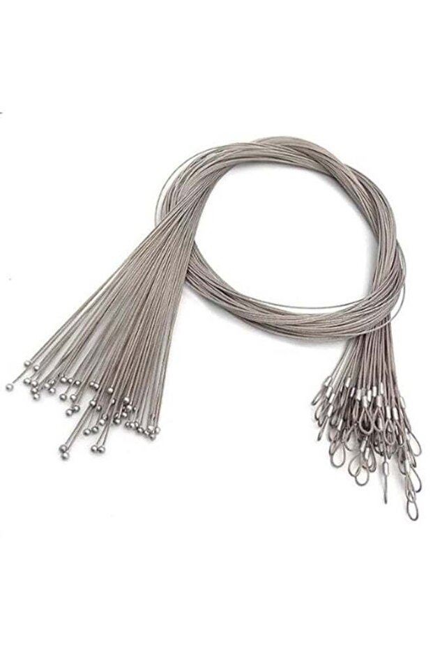 Pack of 100 Galvanized Steel Wire Rope Slings with Zinc Head, Heavy-Duty Safety Cable Assemblies for Lifting, Rigging, Construction & Industrial Use