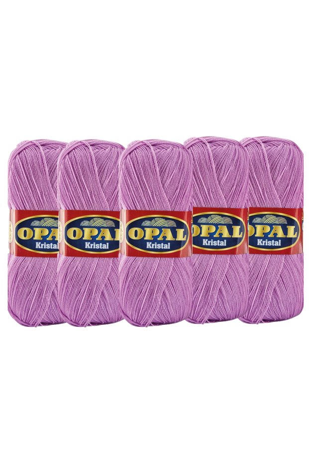 Kristal Fiber Yarn 5-Pack 100 Gr 450 Mt – Bath Fiber, Scrubbing Cloth and Dowry Knitting Yarn