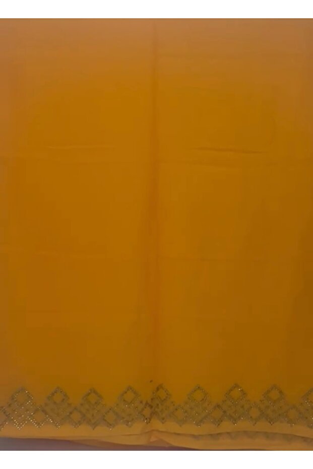 Orange Embellished Hijab