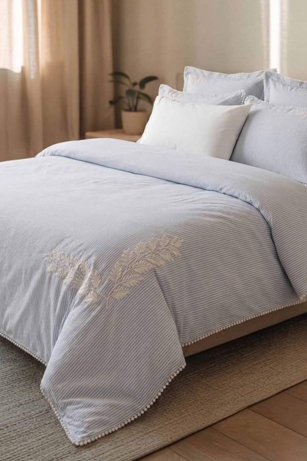 Terra Duvet Cover Set Blue Stone 240X220