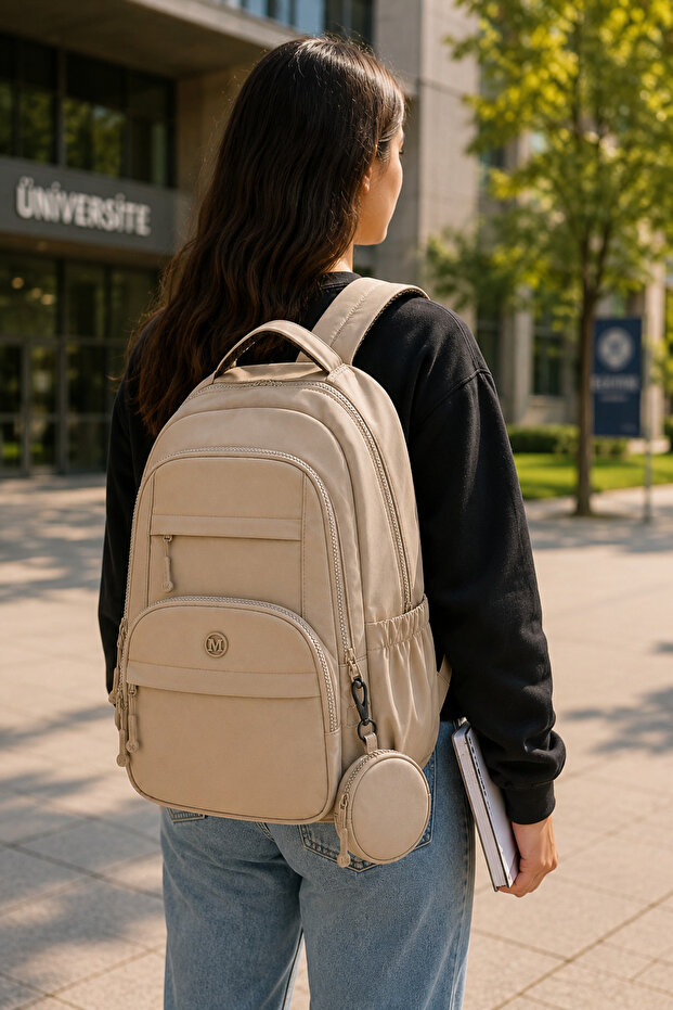 Martella Nylon Fabric Backpack M314