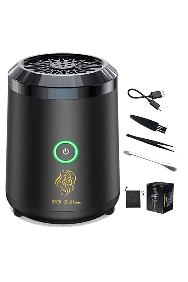 Bukhoor Mini USB Incense Burner Electric original Ramadan Dukhoon Arabic Aroma Diffuser For Home Office Car Rechargeable Portable