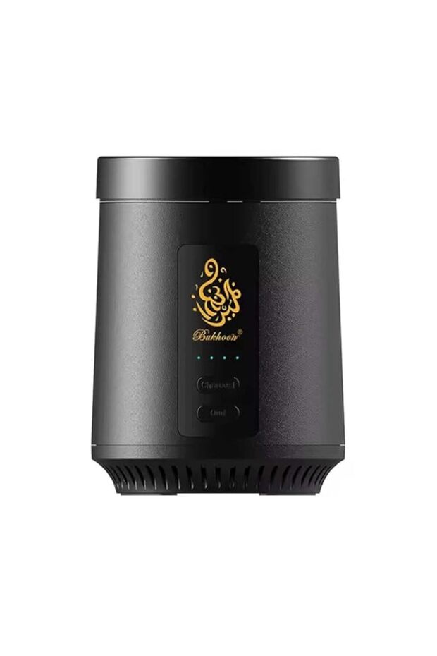 USB Rechargeable Electric Oud & Bakhoor Incense Burner – 2-in-1 Charcoal & Oud Arabic Mabkhara with Fast Heating and LED Indicator - Oud Aroma Diffuser for Home, Car, Office