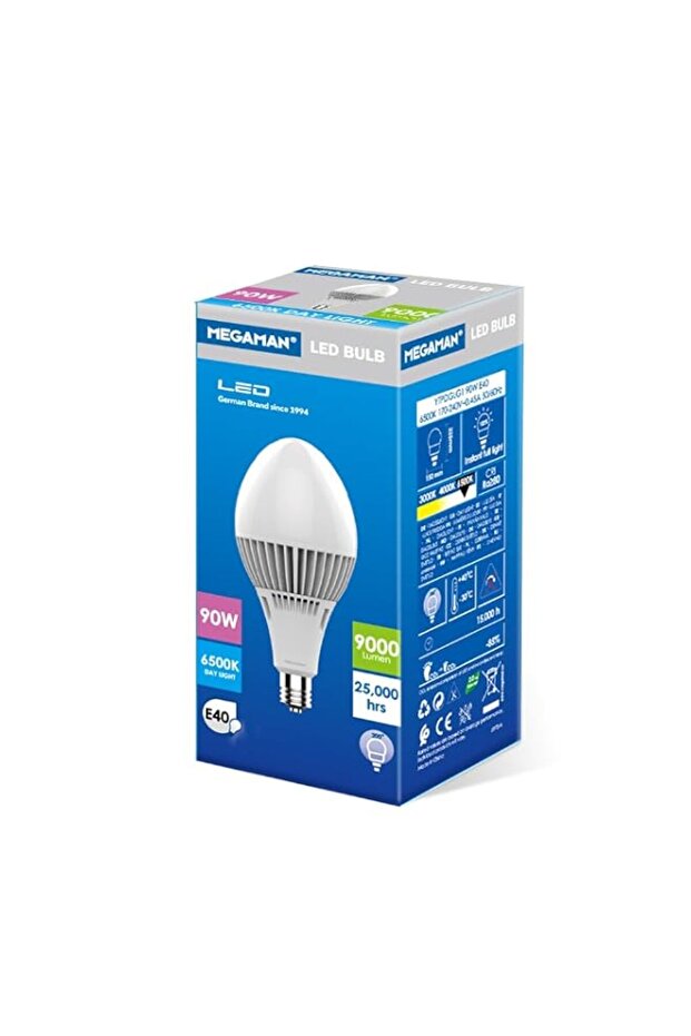 Megaman Led High Wattage 90w 6500k Day Light E40