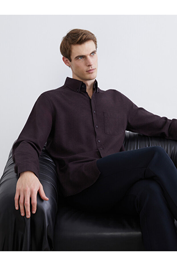 Esvab • Modern & Distinctive Standard Fit Long Sleeve Men's Lumberjack Shirt