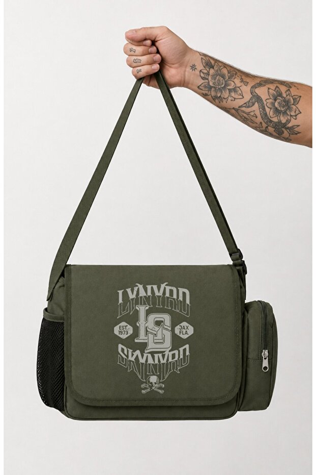 Unisex Rock Band Lynyrd Skynyrd Est 1973 Printed Messenger Bag