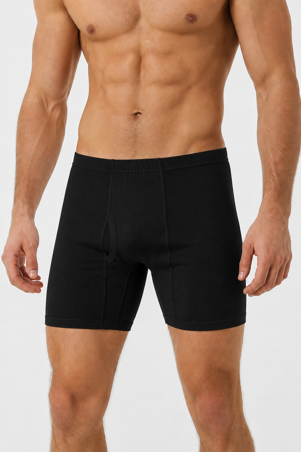 Yildiz Çamaşir 3-Pack Men's 100% Cotton Classic Argentina Long Underpants Comfortable Fit