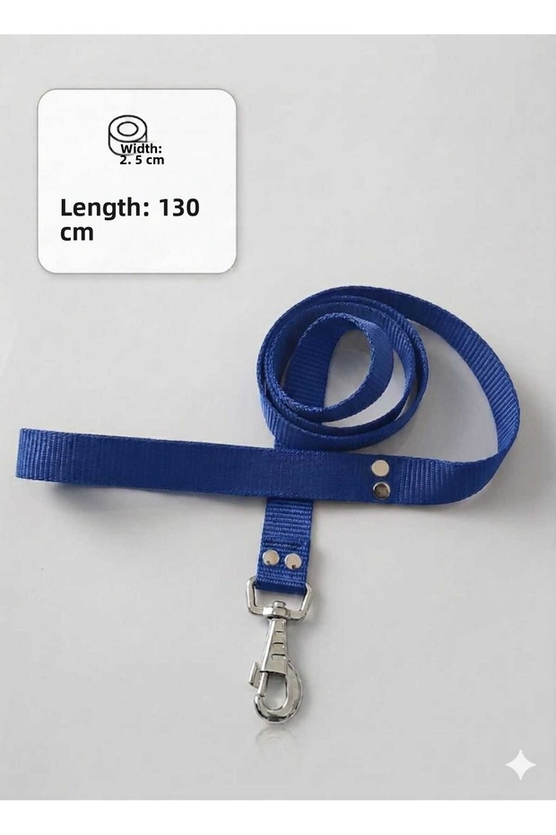 Dog Leash, Extension 130 Cm, Suitable for Medium and Large Breed Dogs, Dog Walking Leash, Dog Walking Strap, Leash Rope Walking Rope