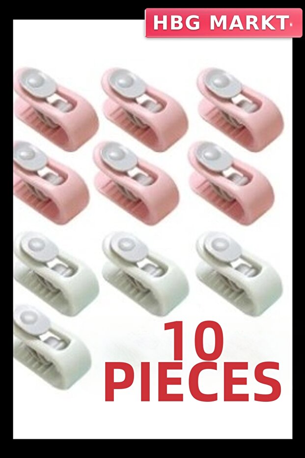 Mey imports ® Duvet fixing clip with latch 10pcs