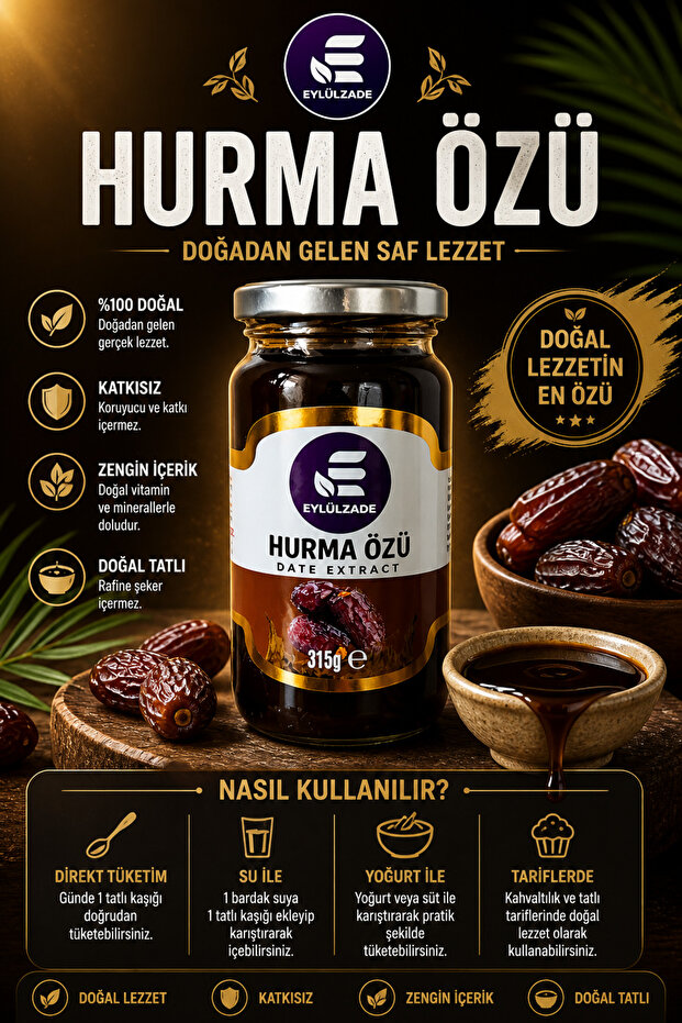 Eylülzade Hurma özü (315 gr)