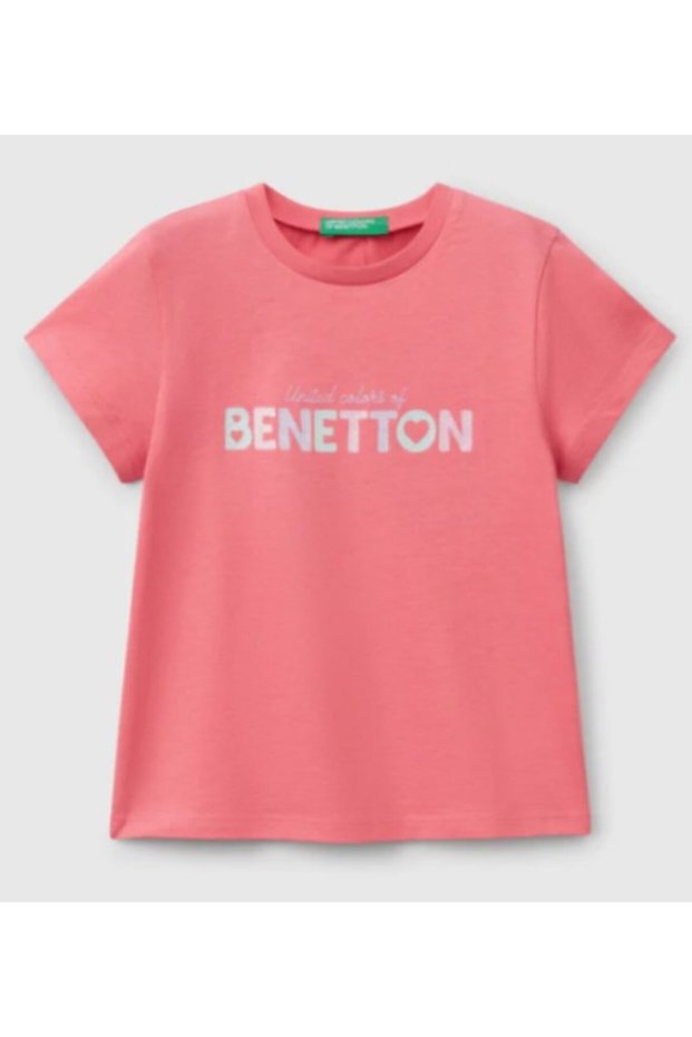 Baby Girl 3I1Xg10Hu Glitter Print T-Shirt Gkb0015