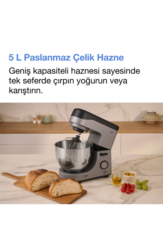 Arya 1500 Watt Mutfak Şefi - Silver - 8