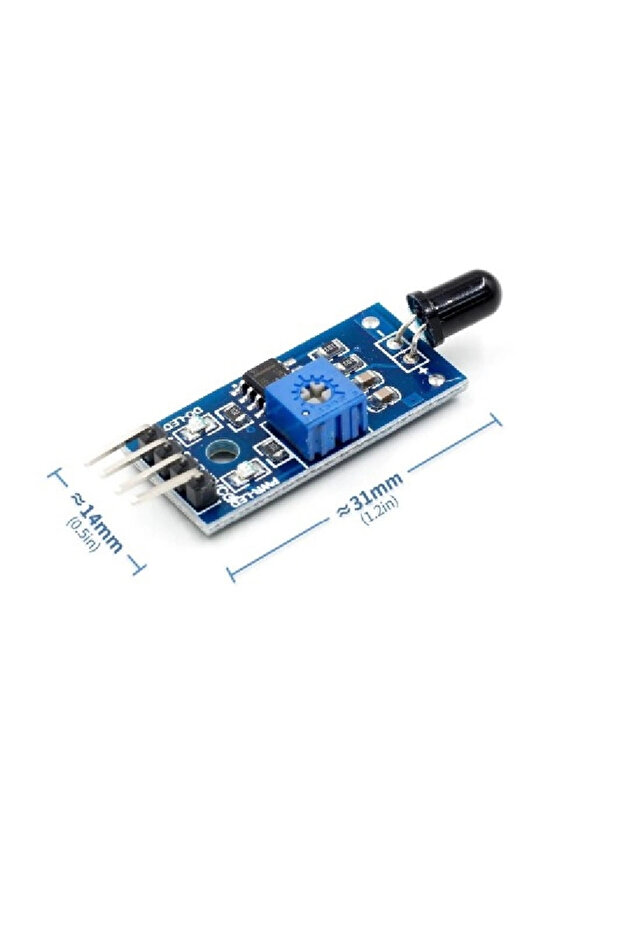 Ateş - Alev Algılayıcı Sensör -flame Sensor - Arduino - 5
