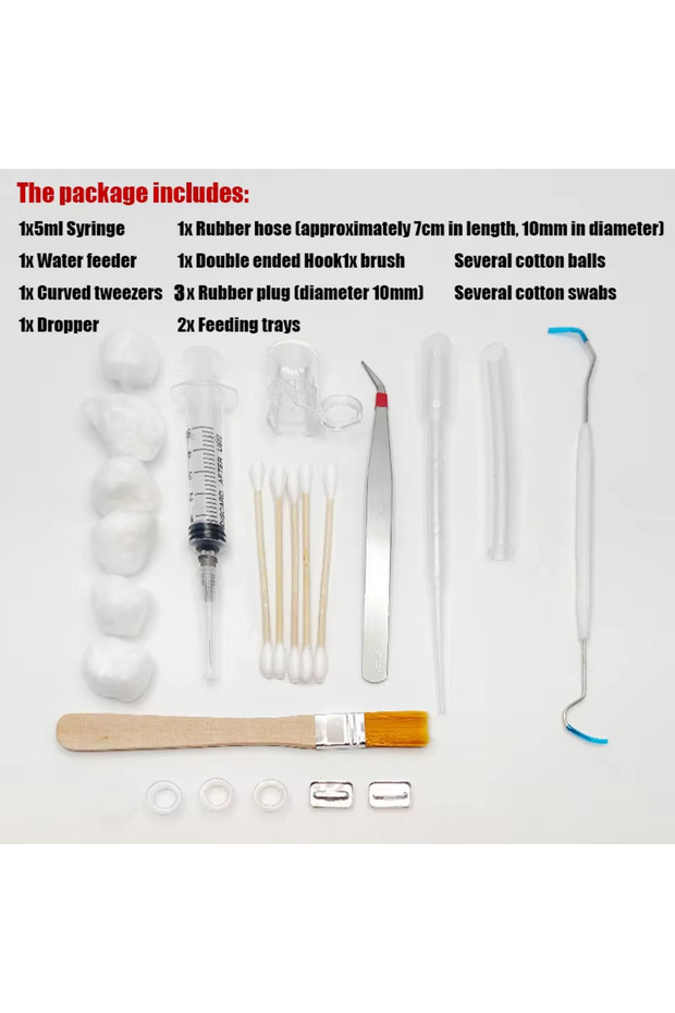 Beginner toolkit DIY Acrylic Ant Farm Tools Set with Food Water Feeder Ant Nest Accessories Ants Hou