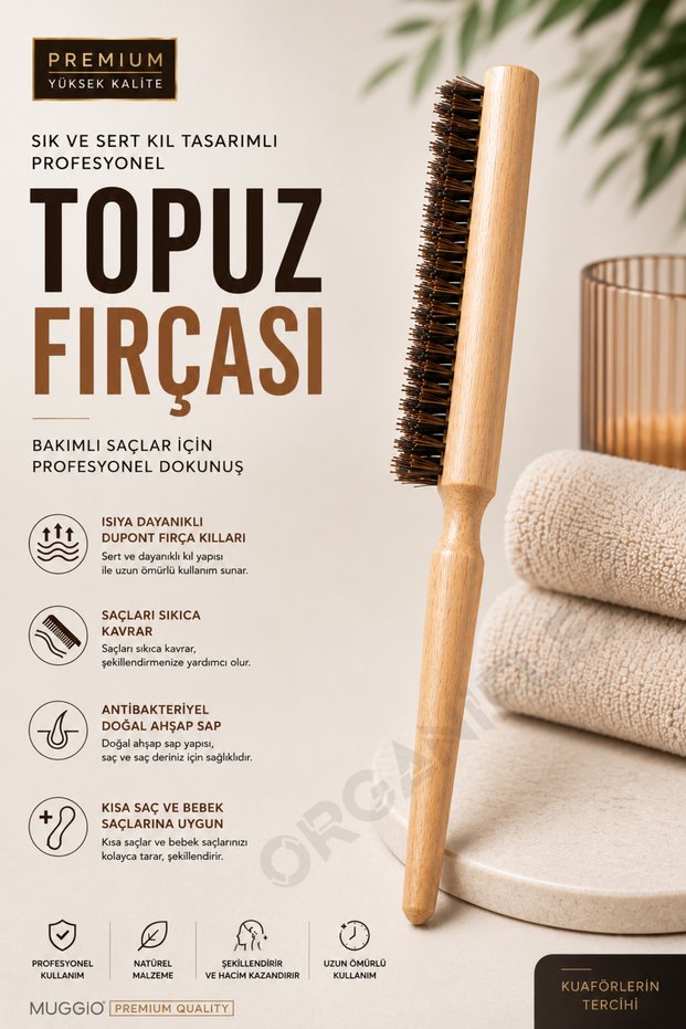 Knob Brush Professional Heat Resistant Premium Dupont Brush
