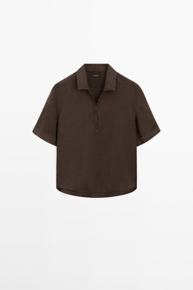 Polo keten bluz - 5