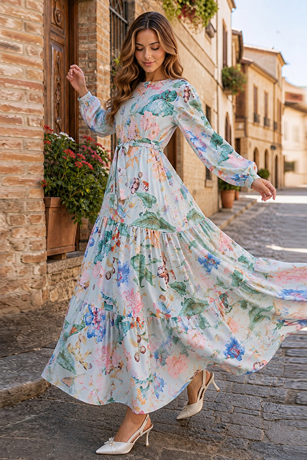 Rochie hijab cu model Çağla 527 - 3