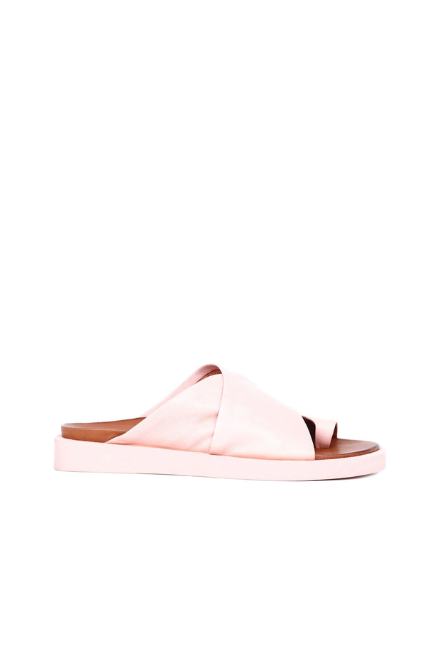 Powder Leather Women's Flip Flops Slipper 01Ws2809