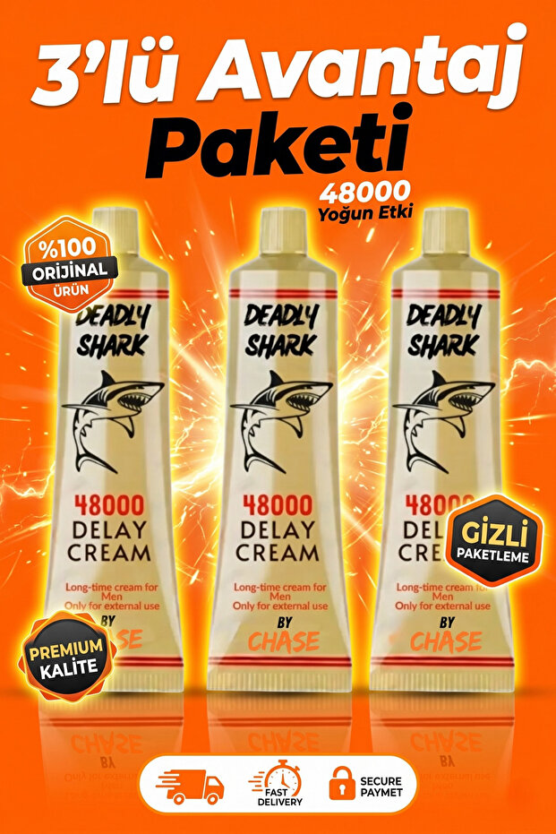 Deadly Shark Krem 3 Adet - 2