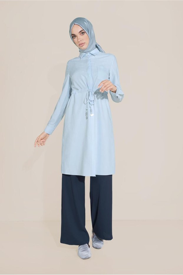 Waist Lace Pocket Tunic 40746