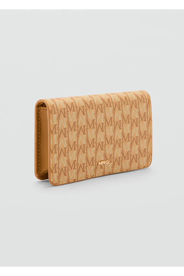 Logo Printed Flip Wallet