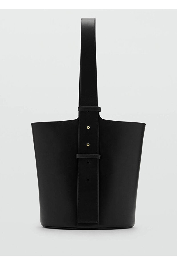 Δερμάτινη τσάντα bucket - 3