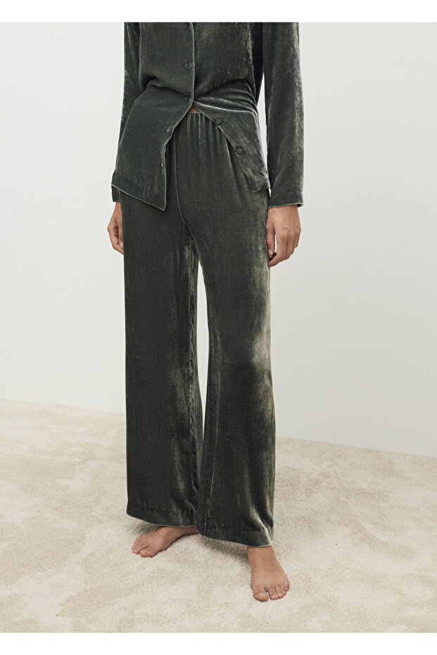 Velvet Silk Pants