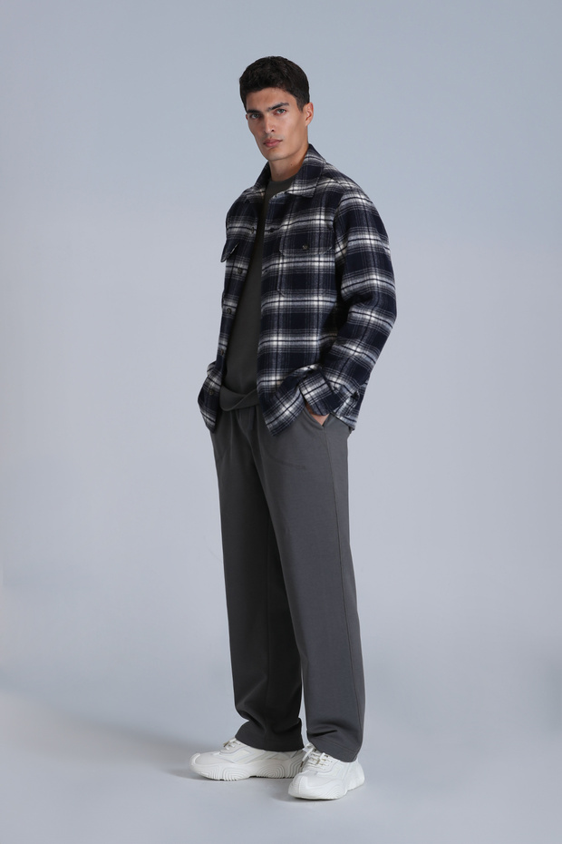 Fera Erkek Basic Gömlek Slim Fit Lacivert - 4