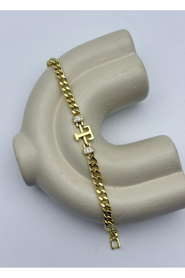 Vip Gold Letter Stone Gourmet Bracelet Do Not Forget to Specify the Letter You Want - 26Vipb32