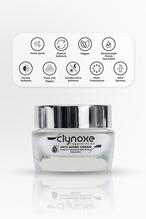 Clynoxe Ceramide Anti-Aging Cream, Intensive Renewing, Anti-Aging Day & Night Care Cream 50 ml