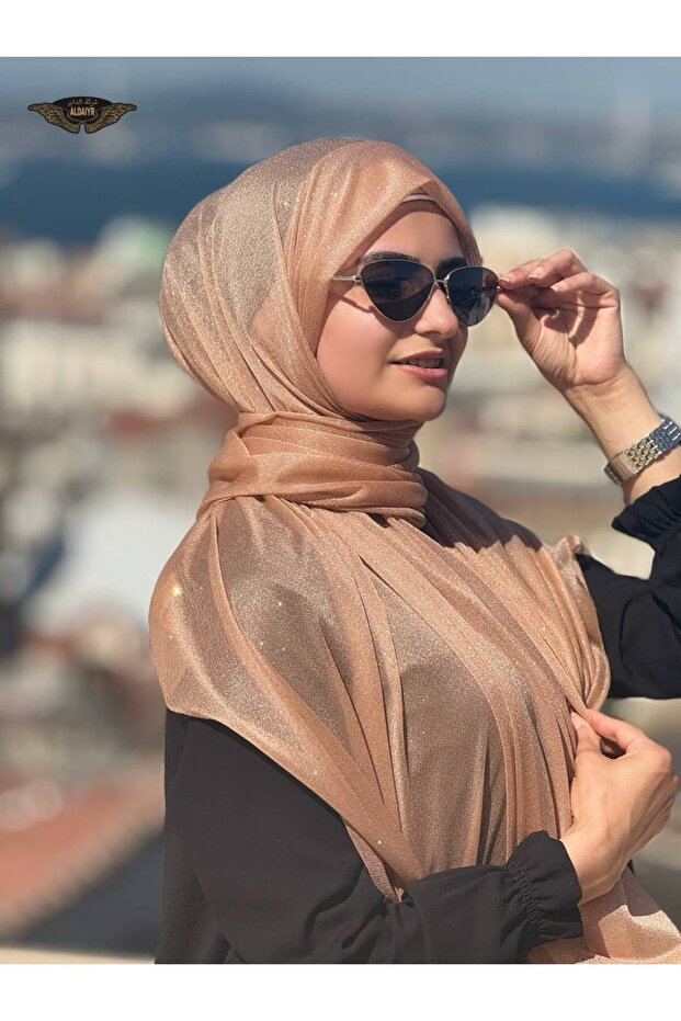 Silvery Chiffon Shawl