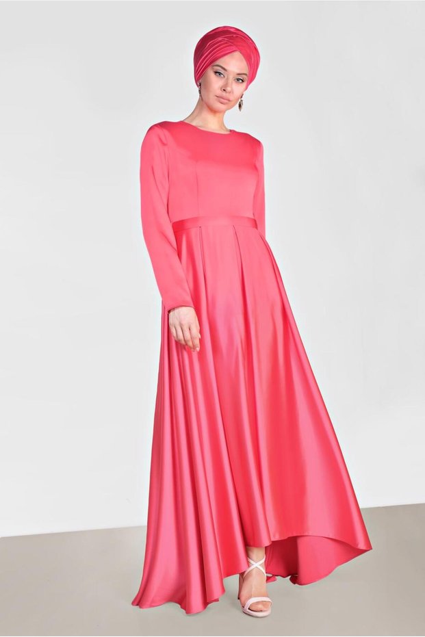 Satin Evening Dress 4226