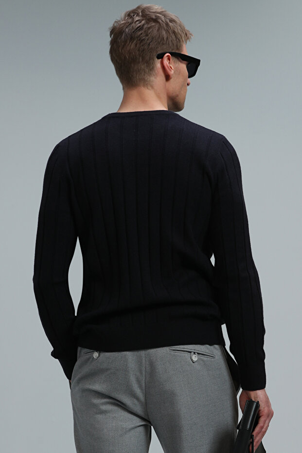 Bester Herrenpullover Dunkelblau - 6
