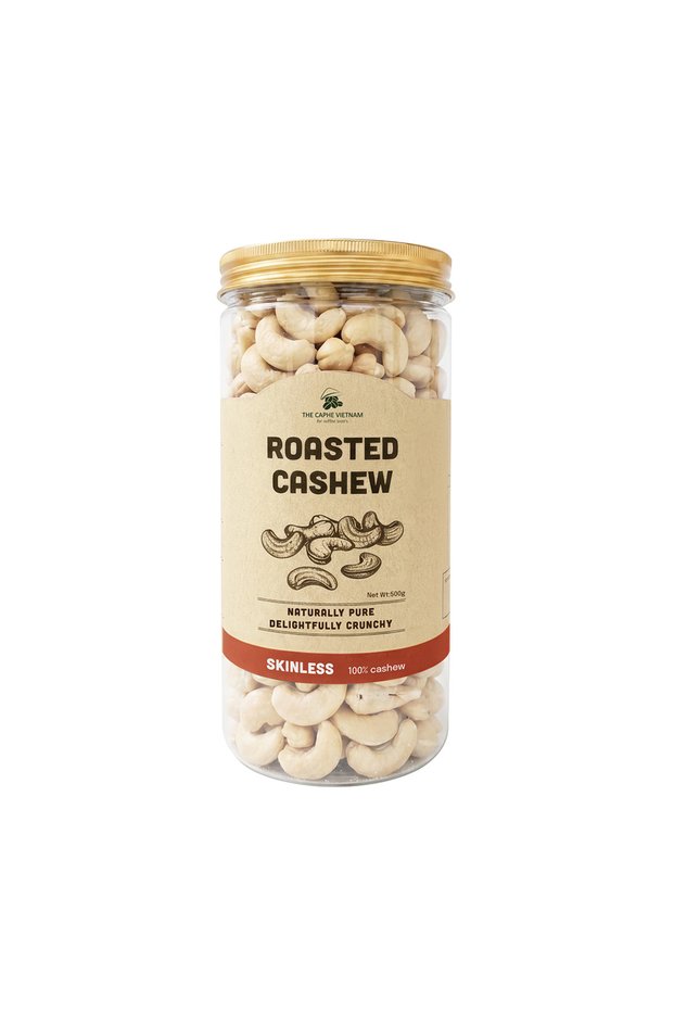 Premium Cashew Nuts 1KG | Unsalted & Skinless Roasted Cashews | Vietnamese Cashews | Healthy Snack