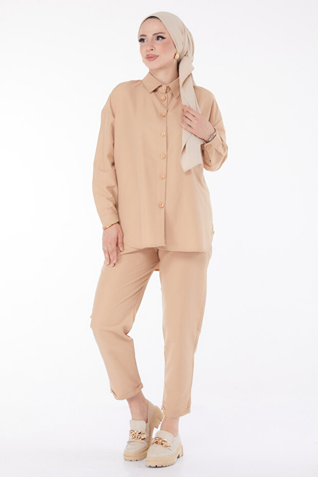 Tunic Pants Double Set - 27086 - 3