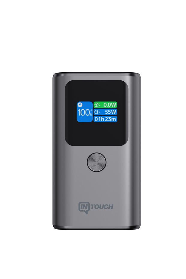 10.000mAh Ultra Hızlı Şarj 55W TFT Ekranlı Powerbank - Premium Serisi - 1