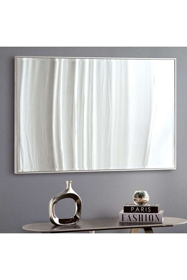 Mojo Bevelled Wall Mirror 82x122cm - Silver