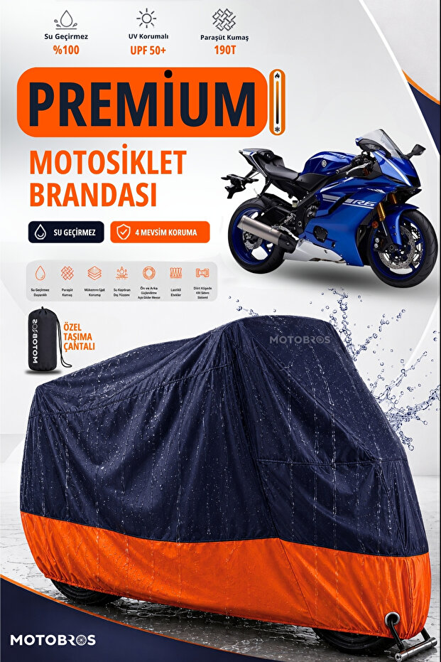 Motorcycle Arora Dazzle Luxury Premium Parachute Fabric Tarpaulin Waterproof Permanent Use