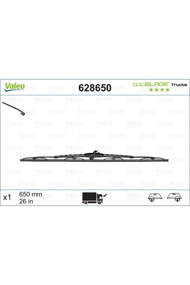 Wiper Blade 628650 - 2