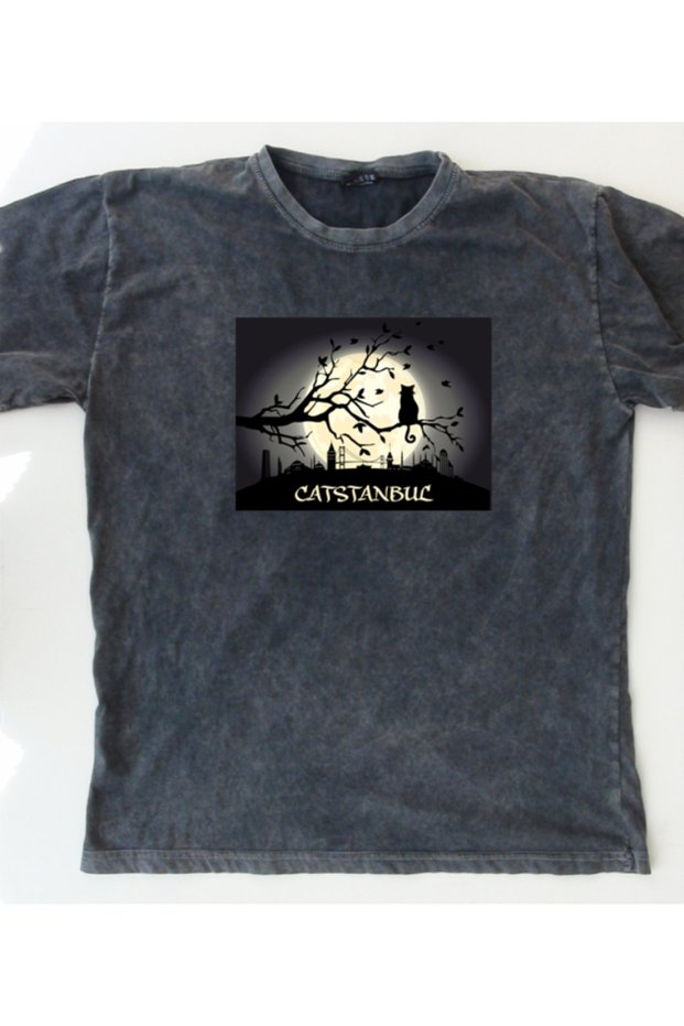 Catstanbul Tree Tshirt - (Relax Fit) / 9XL / 8XL / 7XL / 6XL / 5XL / 4XL / 3XL