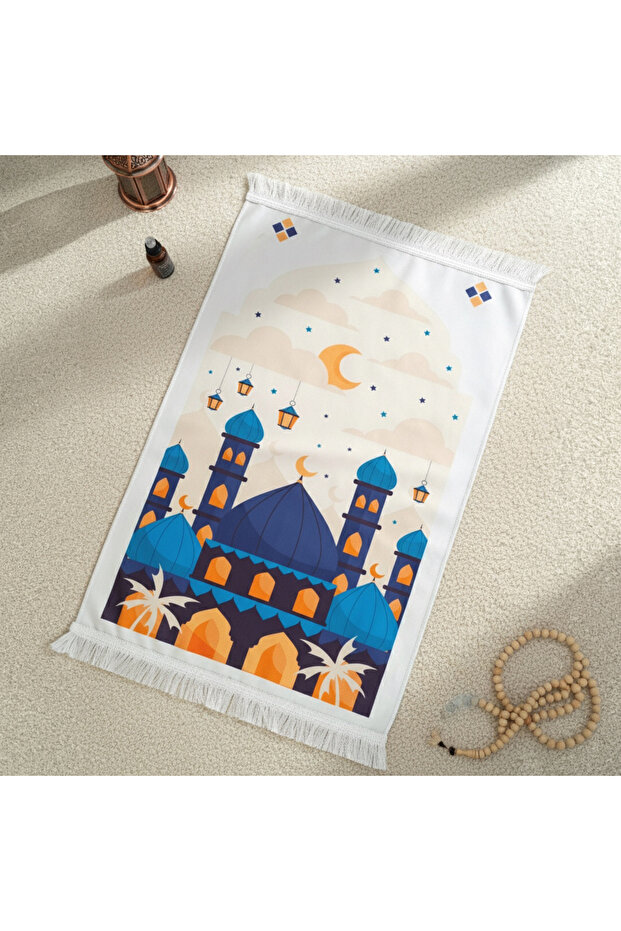 سجادة صلاة مسجد أزرق