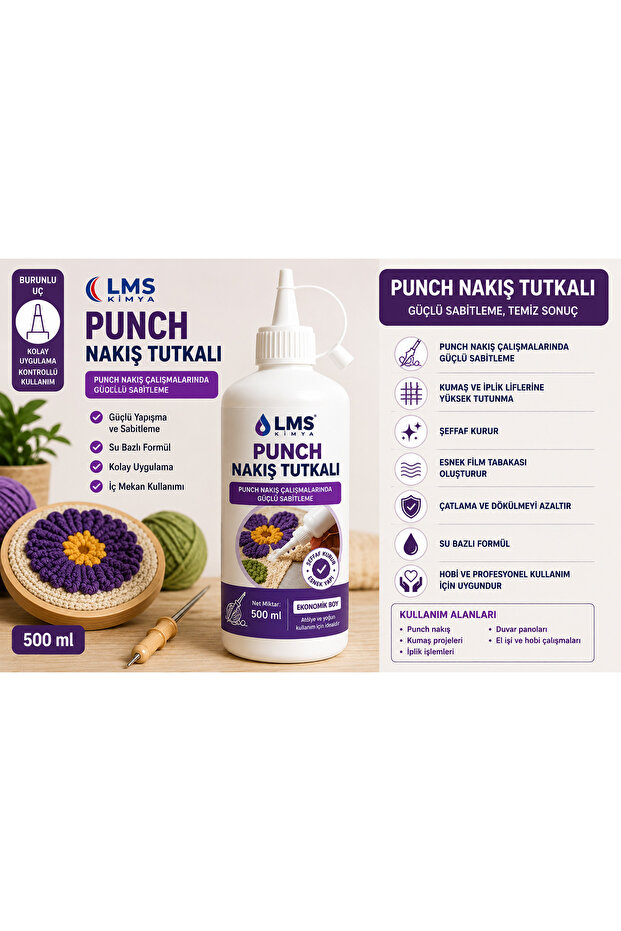 Punch Nakış Tutkalı 500 ml