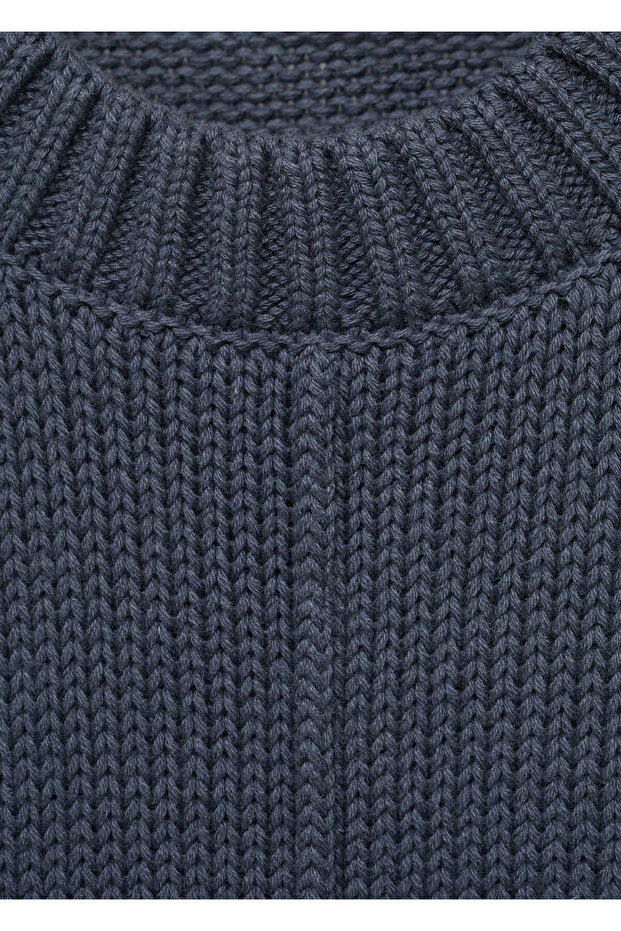 Langärmeliger Strickpullover - 7