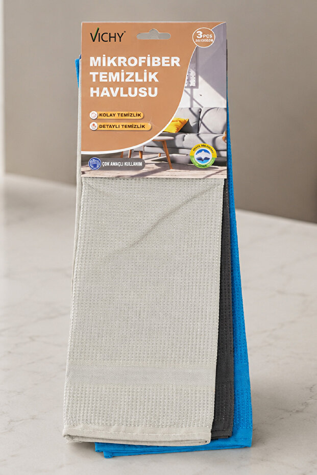 Cleaning Towel Vichy-7030 Microfiber Set of 3