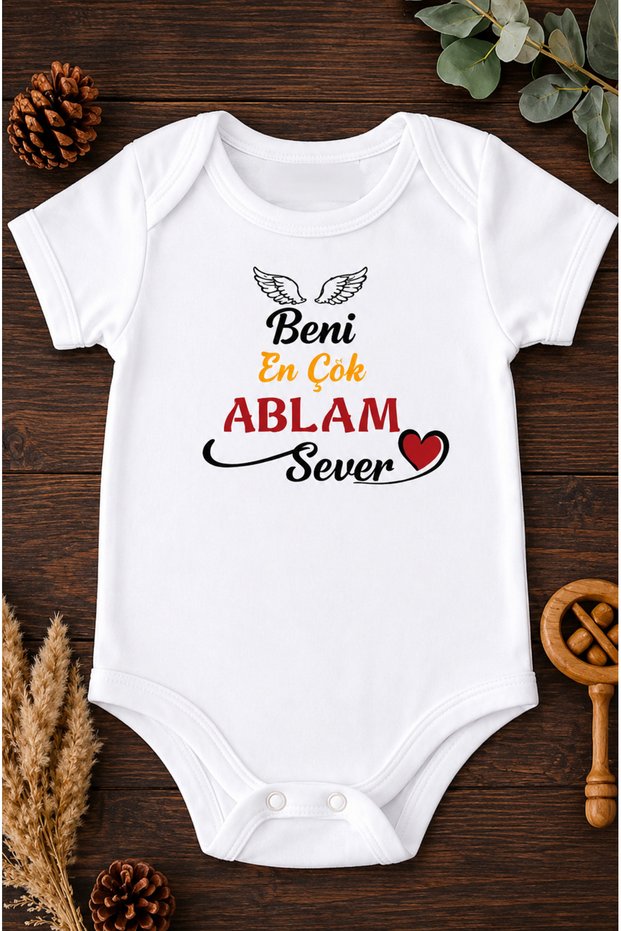 Abla Yazili Baby Zibin Gift Zibin Baby Body Zibin