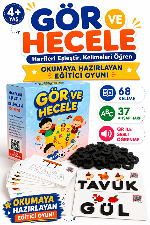 Letter Matching Alphabet First Rising Reading Spelling Nursery Kindergarten First Grade Word Educational Box Intelligence Game