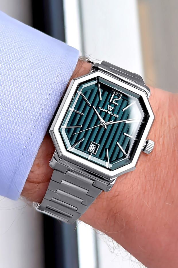 All Functions Work Well - Silver Color - Steel Band - Water Resistant - Men's Watch - with Special Box Tw2007C3