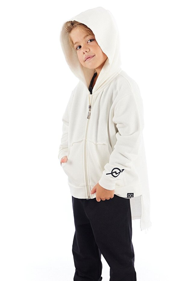 End Frag Hooded Long Boy Sweatshirt Cardigan