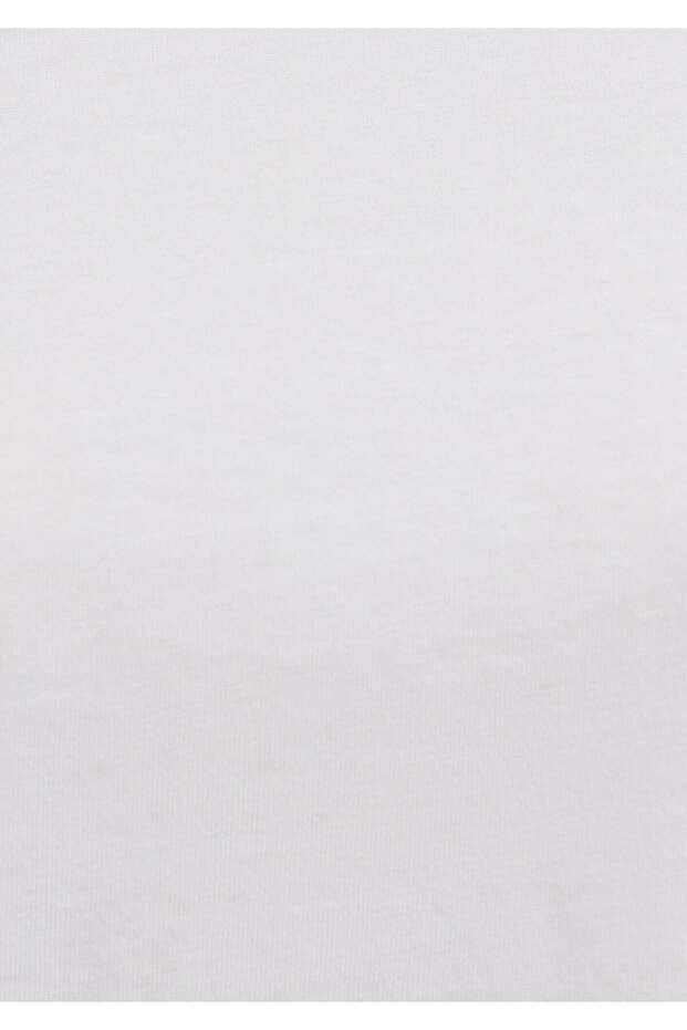 Ekru Basic Tişört Regular Fit / Normal Kesim 1600965-33389 - 8