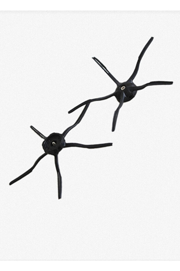 Roborock S7 Sonic Mopping - Fully Compatible with T7 Models, 5-arm Silicone Side Brush 2-piece Black